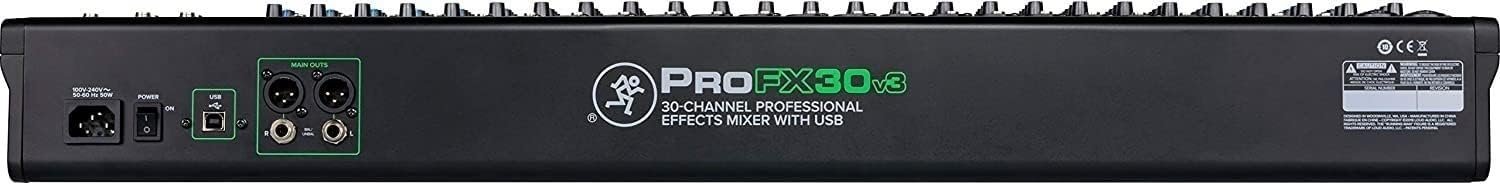 Mackie ProFX30v3 30-channel Mixer with USB and Effects