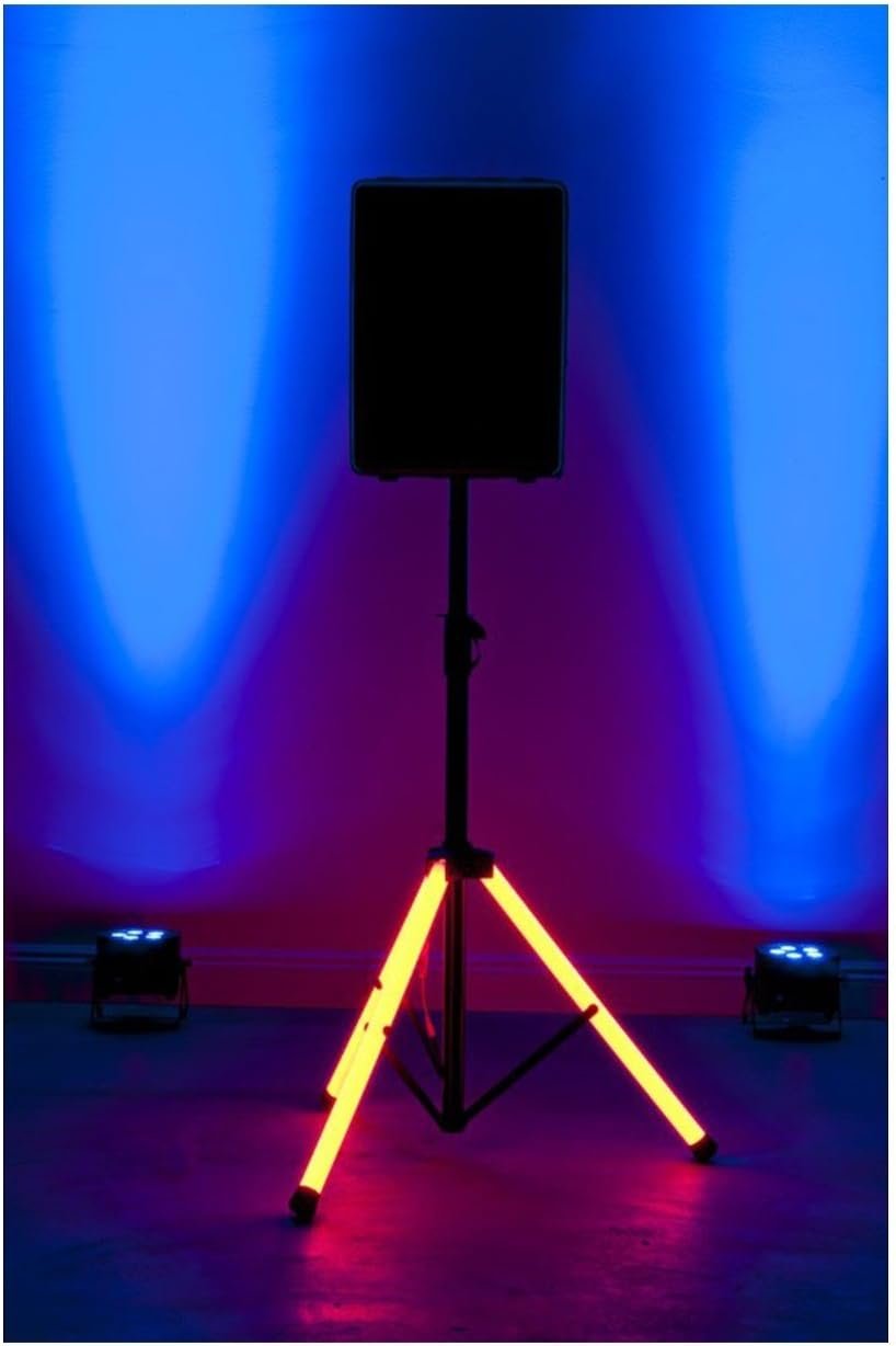 American Audio Color Stand LED Color Changing Tripod Leg Speaker Stand with Remote