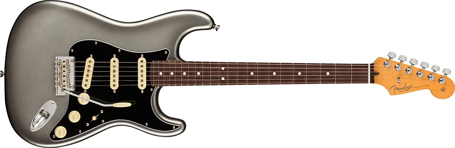 Fender American Professional II Stratocaster RW Mercury w/Hardshell Case