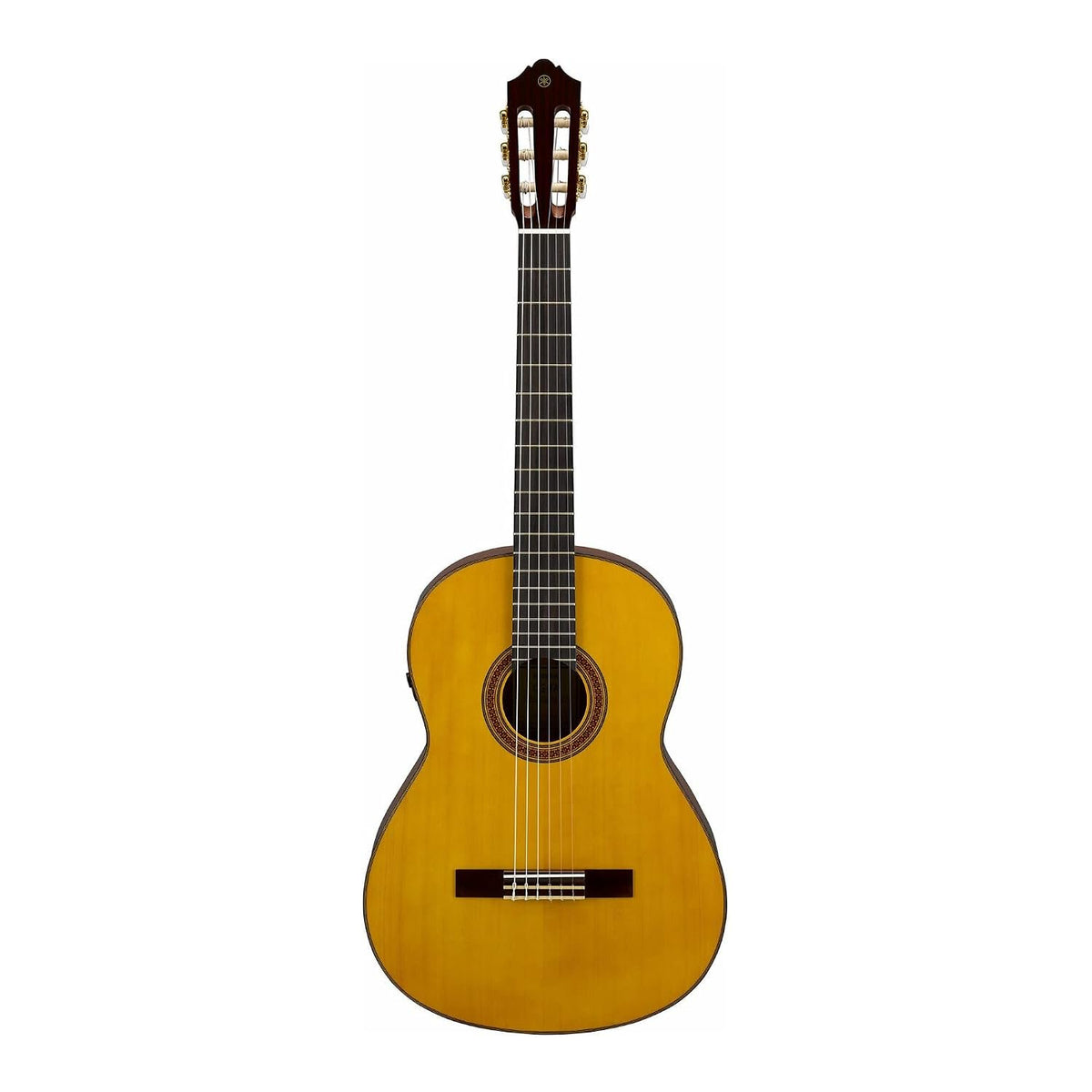 Yamaha CG-TA Nylon String TransAcoustic Guitar with Chorus and Reverb, Classical, Vintage Tint