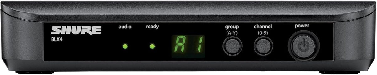 Shure BLX14/CVL Wireless Microphone System - 14-Hour Battery Life, 300 ft Range, UHF | Includes CVL Lavalier Mic, Bodypack Transmitter, Single Channel Receiver | H10 Band (BLX14/CVL-H10)