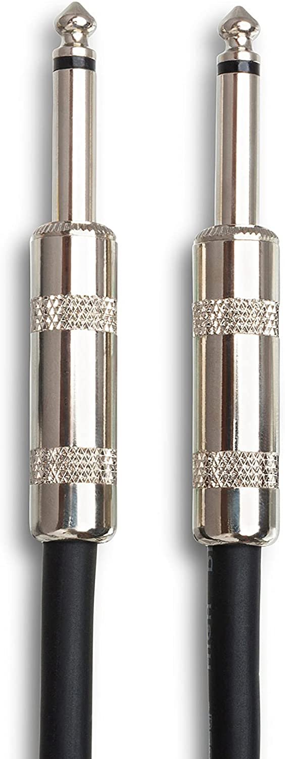 Hosa SKJ-605 1/4" TS to 1/4" TS Speaker Cable, 5 Feet