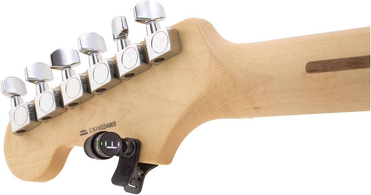 Fender "Bullet" Chromatic Tuner for Electric Guitar, Acoustic Guitar, Bass Guitar, Mandolin, Violin, Viola, and Banjo