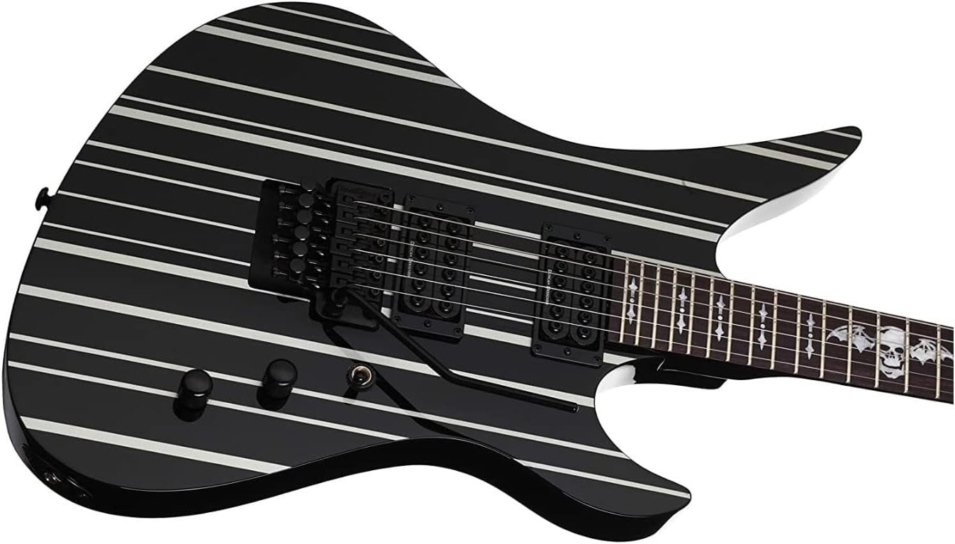 Schecter 6 String Solid-Body Electric Guitar, Gloss Black (1739)