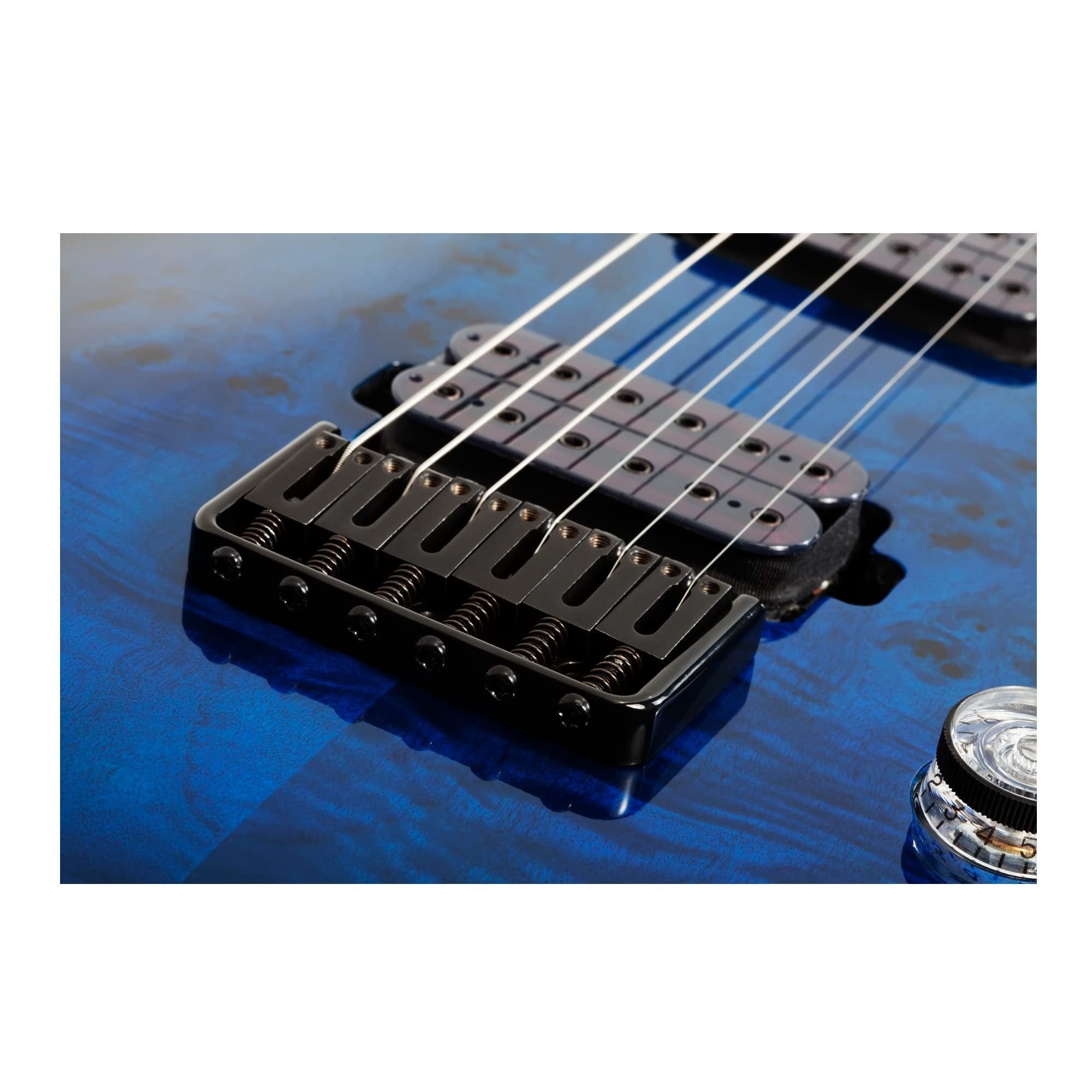 Schecter Omen Elite-6 Electric Guitar - See Thru Blue Burst