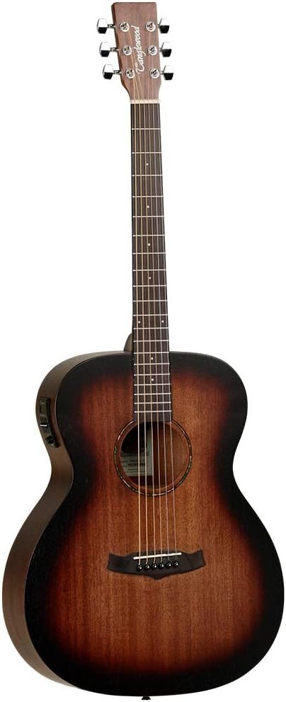 Tanglewood Crossroads Twcr O E Electro Acoustic Guitar in Whiskey Barrel Burst