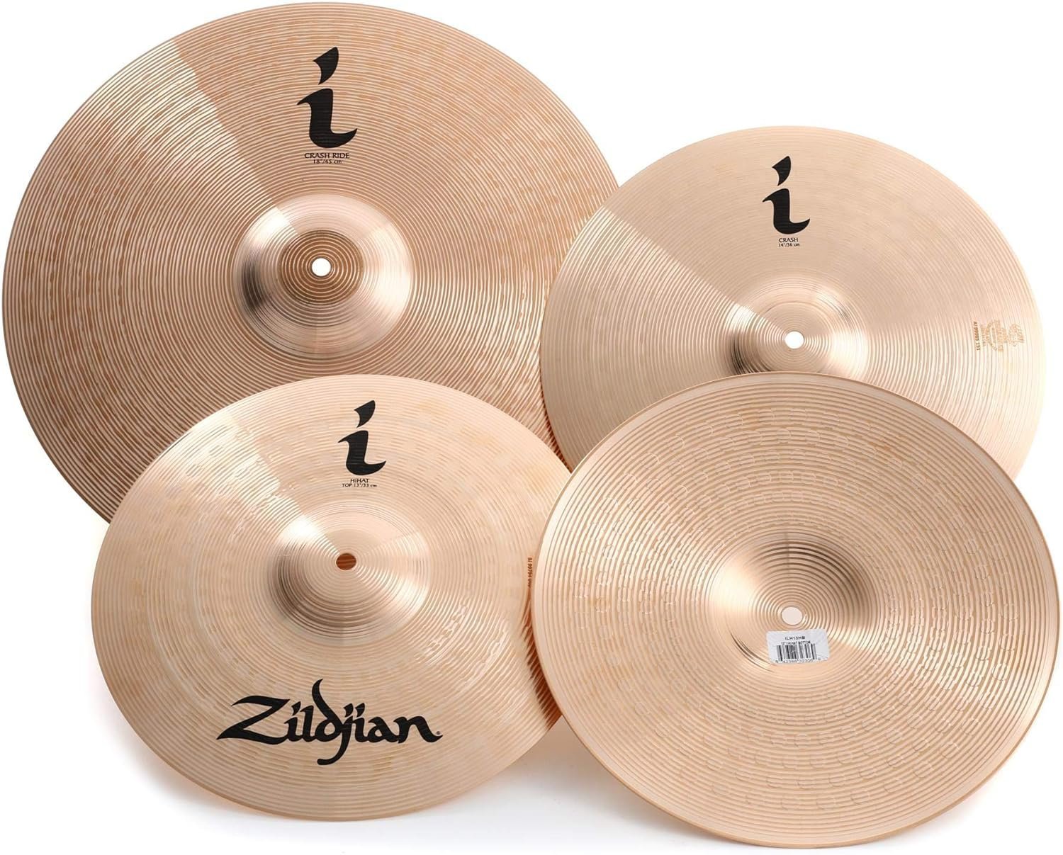Zildjian I Family Essentials Plus Cymbal Pack, 13" Pair, 14", 18" (ILHESSP)