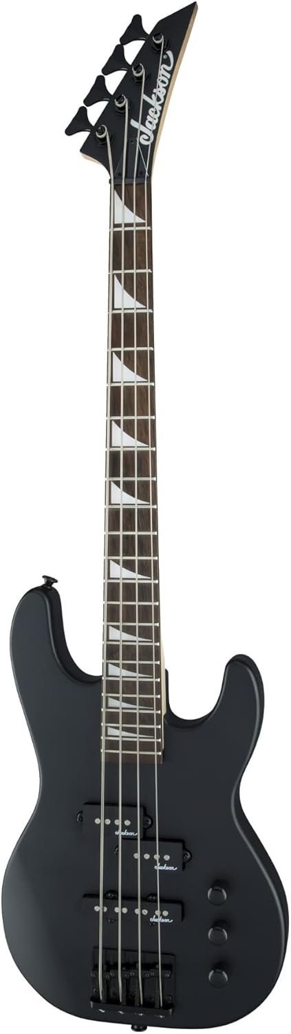 Jackson JS Series Concert Bass JS1X, Satin Black, Amaranth Fingerboard