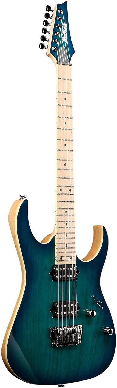 Ibanez RG652AHMFX Prestige RG Series 6-String Electric Guitar Nebula Green Burst