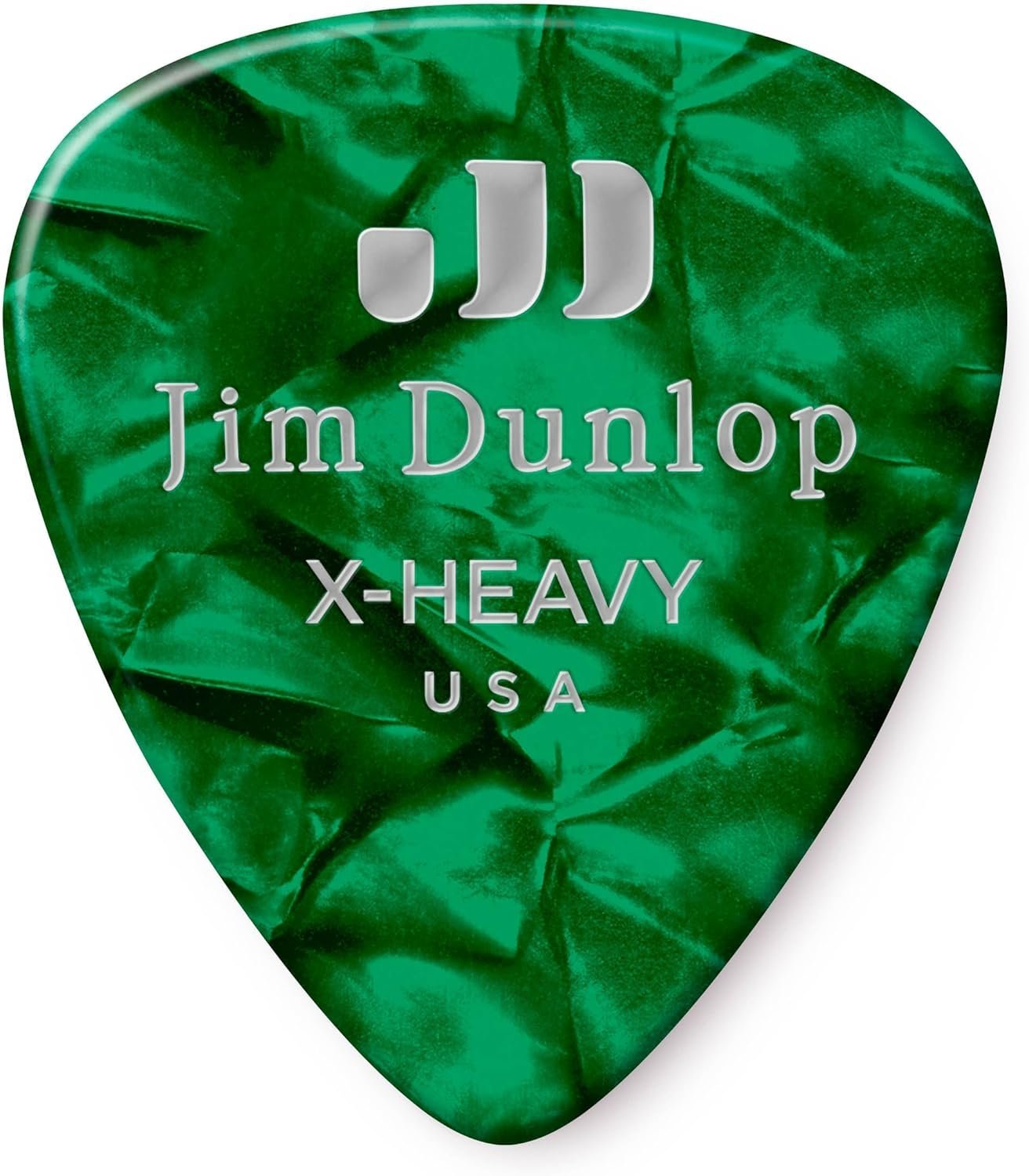 Jim Dunlop Celluloid Green Pearloid Extra Heavy Guitar Picks