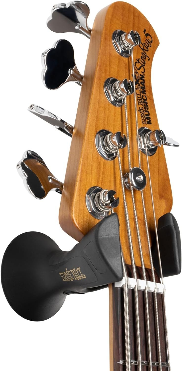 Ernie Ball Guitar/Bass Wall Mount Hanger - Black (P09619)