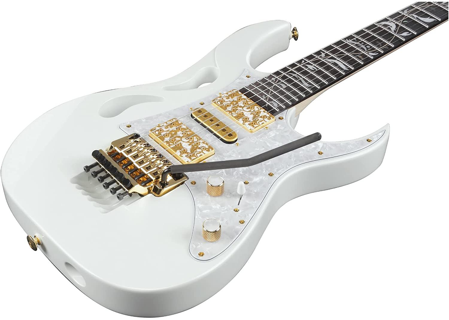 Ibanez PIA3761 Steve Vai Signature Stallion White w/Hardshell Case
