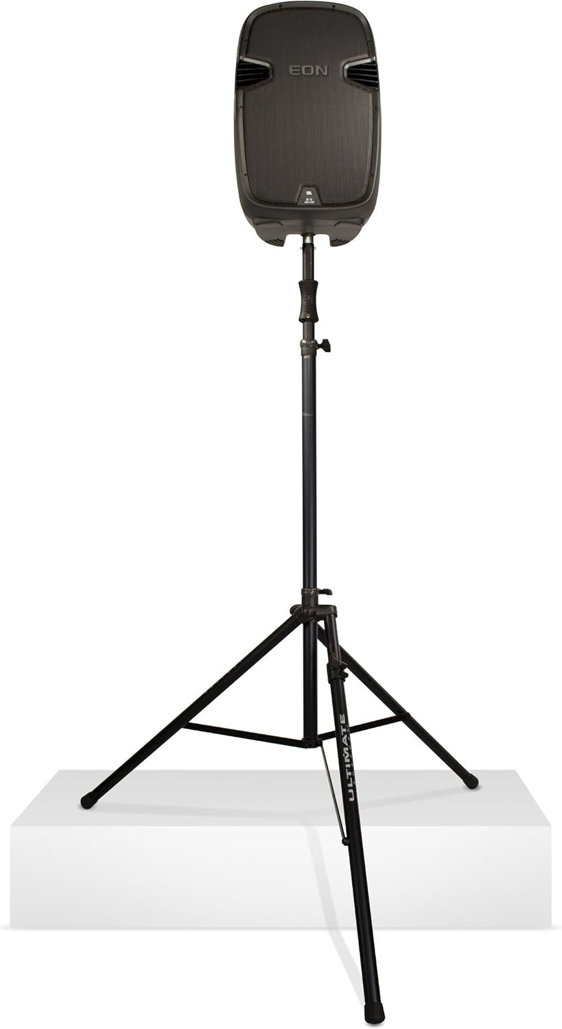 Ultimate Support TS-110BL Extra-Tall Lift-Assist Speaker Stand (Single) - With
