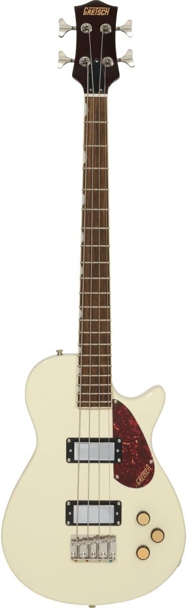 Gretsch Streamliner Jet Club Single-cut Electric Bass Guitar - Vintage White