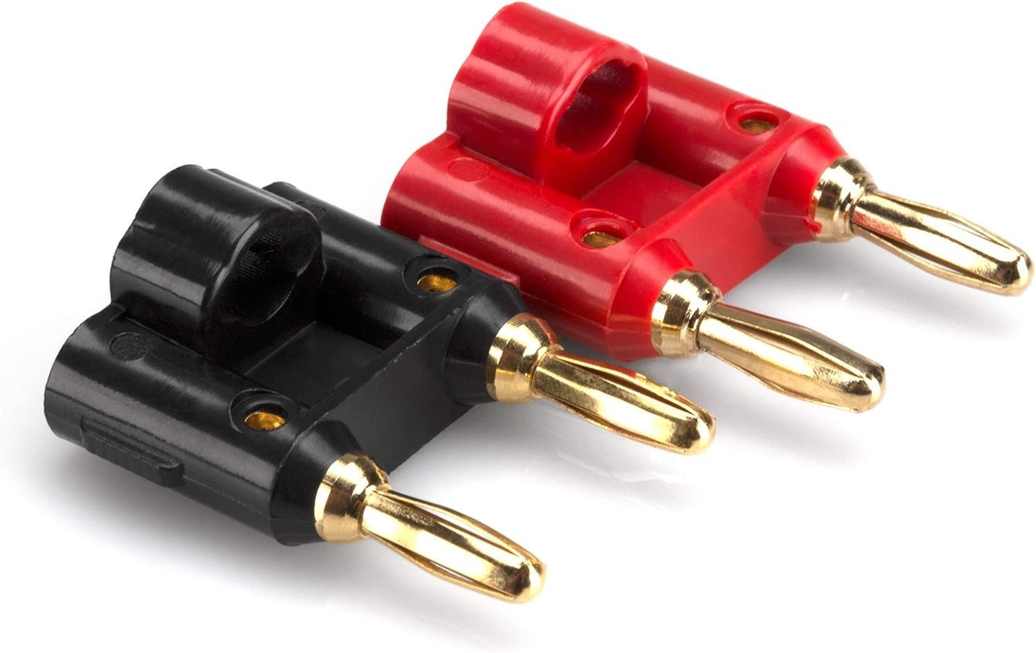 Hosa BNA-100 Dual Banana Connector, 2 Pieces