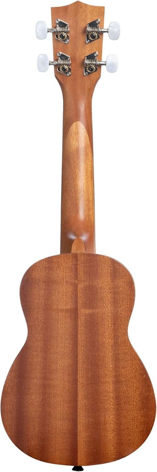 Kala 15S Satin Mahogany Ukulele with Hawaiian Island & Tattoo Laser Etching (KA-15S-H2)