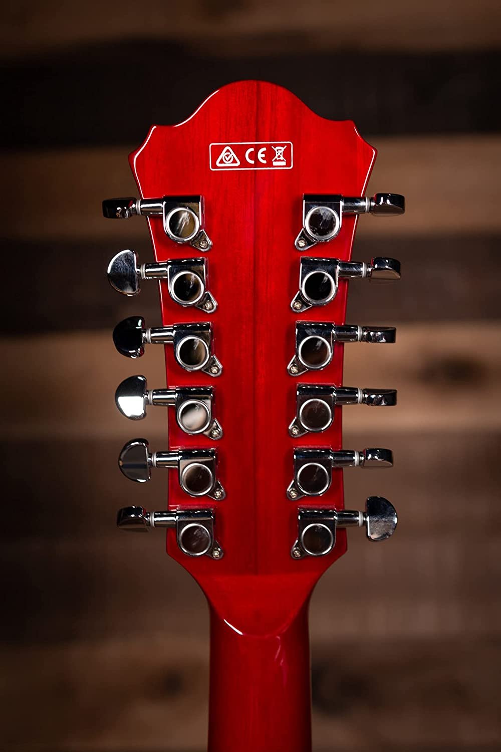 Ibanez Artcore AS7312 12-String Semi-Hollow Electric Guitar Transparent Red