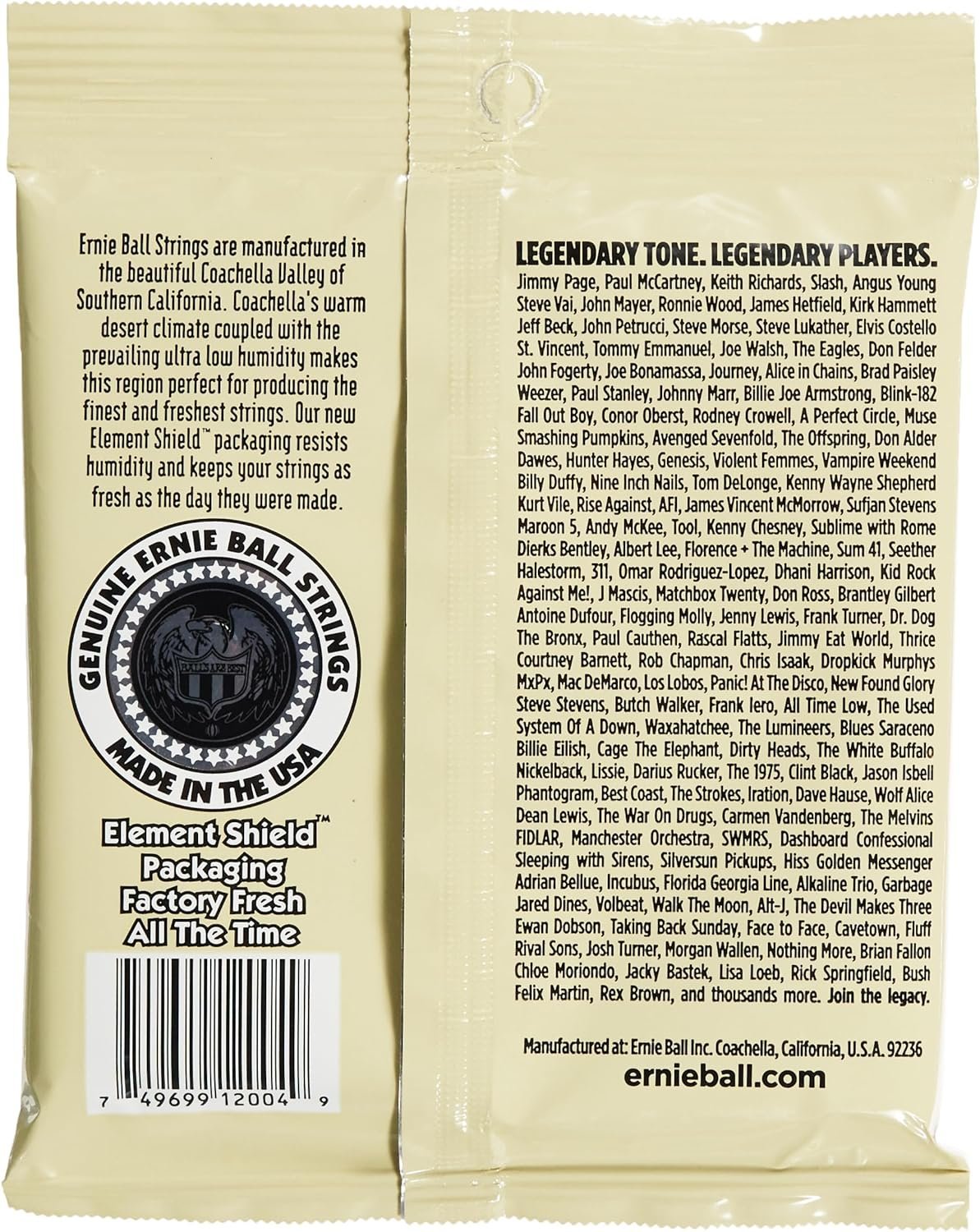 Ernie Ball Earthwood Light 80/20 Bronze Acoustic Guitar Strings, 11-52 Gauge (P02004)