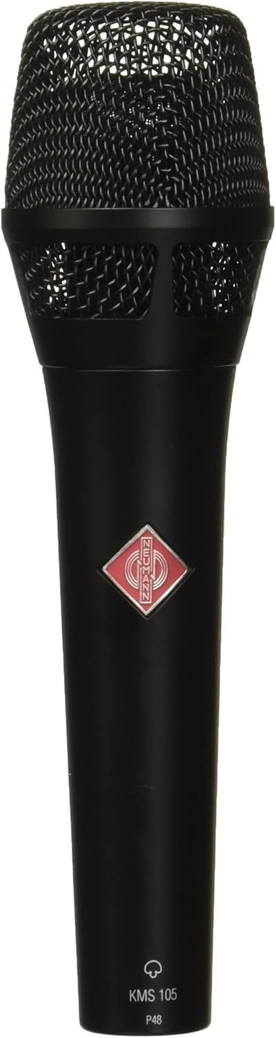 Neumann KMS 105 MT Condenser Microphone, Super-Cardiod,Matte Black