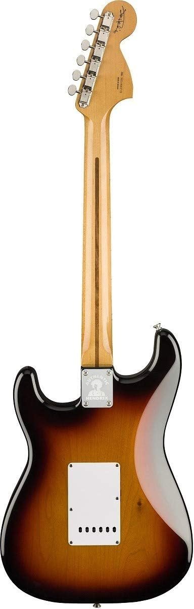 Fender Jimi Hendrix Stratocaster Electric Guitar, 3-Color Sunburst, Maple Fingerboard