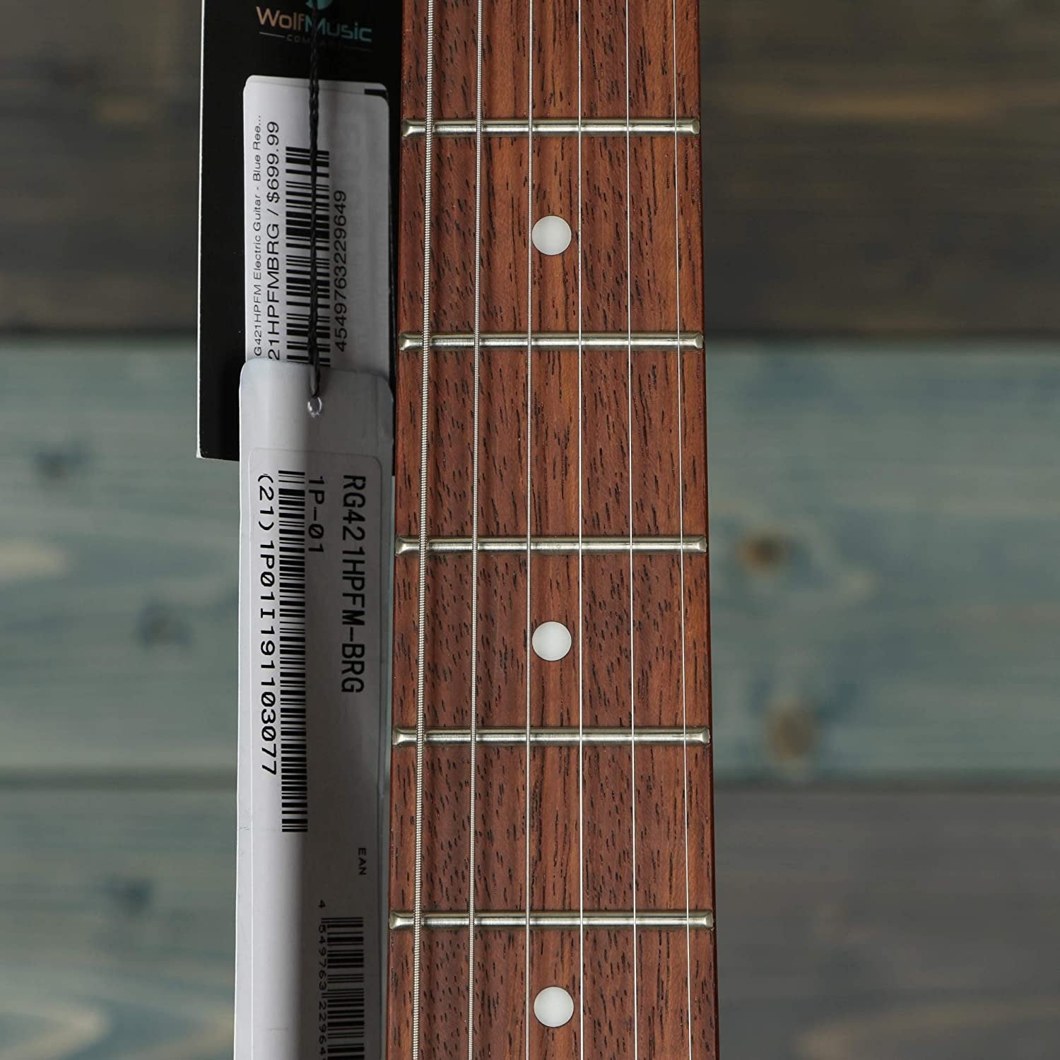 Ibanez RG Standard Series RG421HPFM High Performance Electric Guitar, Jatoba Fretboard, Blue Reef Gradation