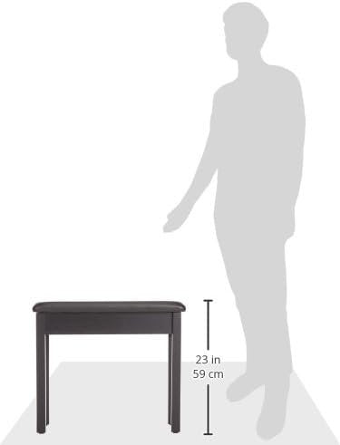 Yamaha BB1 Padded Wooden Piano Bench - Black