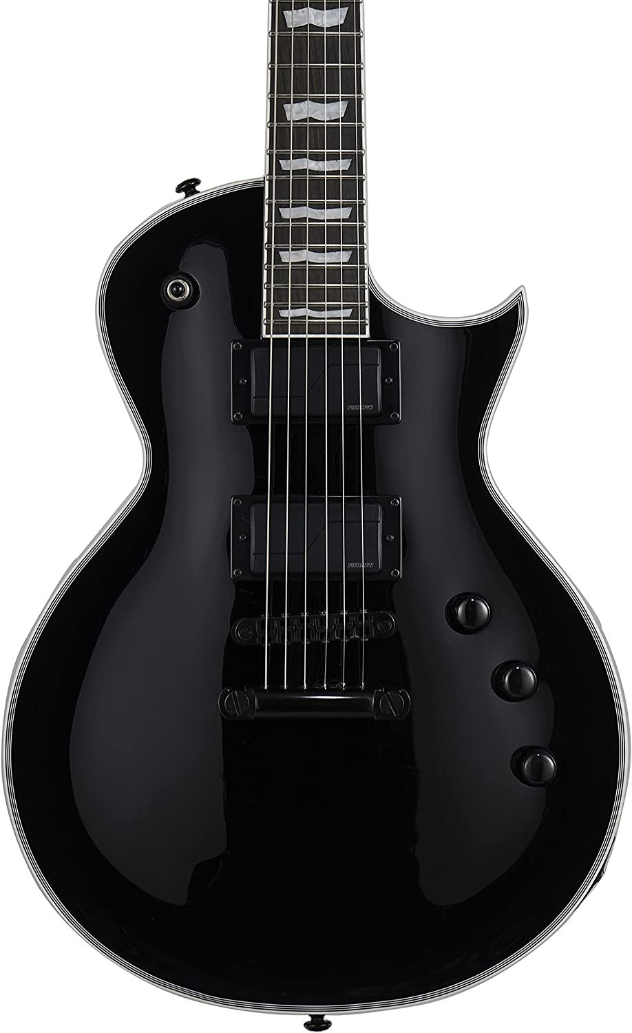 ESP LTD EC-1000 Piezo Electric Guitar, See Thru Black