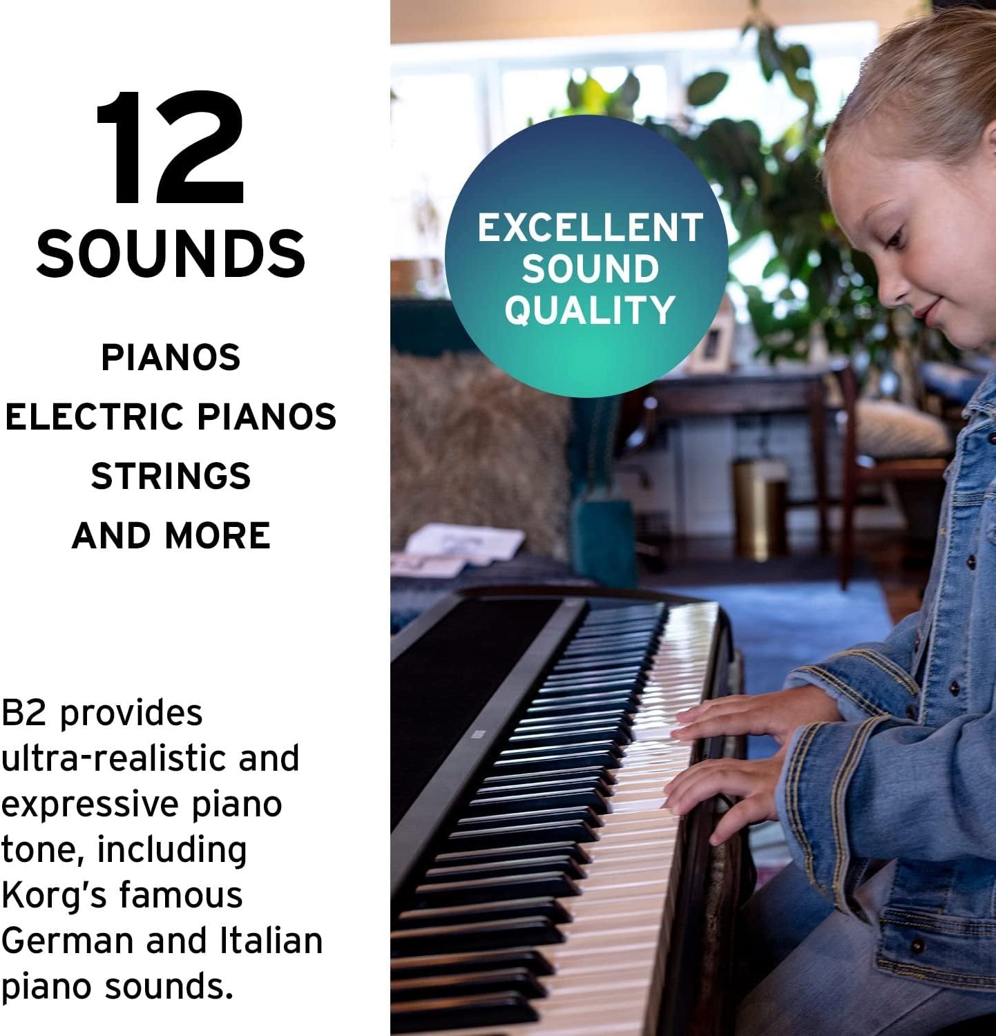 Korg B2 Digital Piano - Black