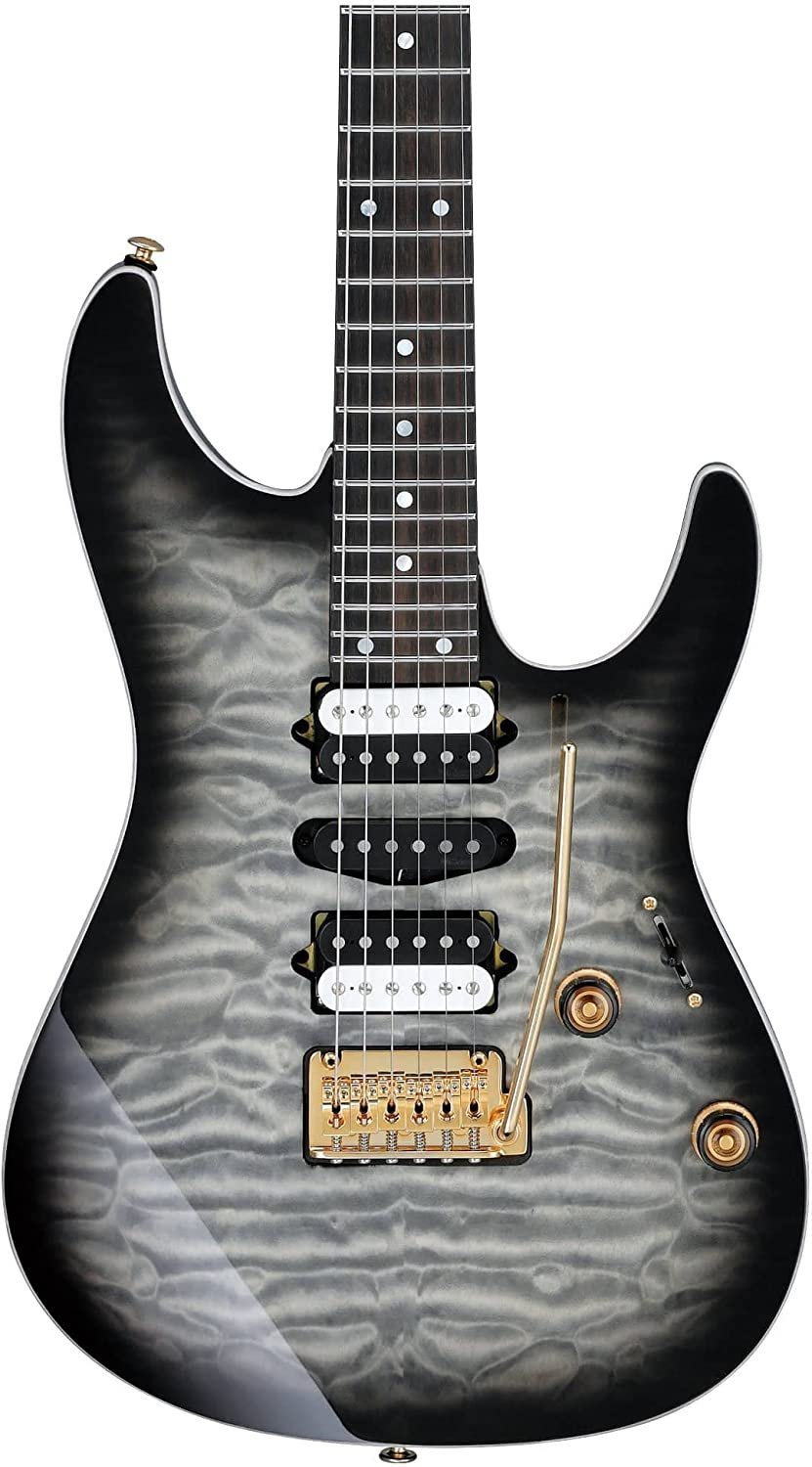 Ibanez AZ47P1QM Premium Black Ice Burst