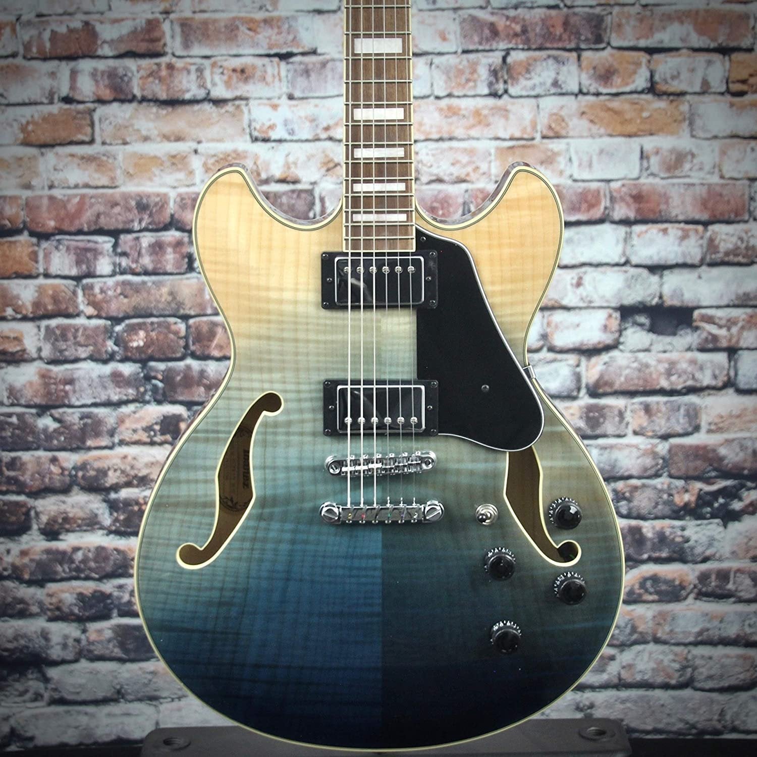 Ibanez Artcore AS73FM Semi-Hollow Electric Guitar - Transparent Indigo Fade