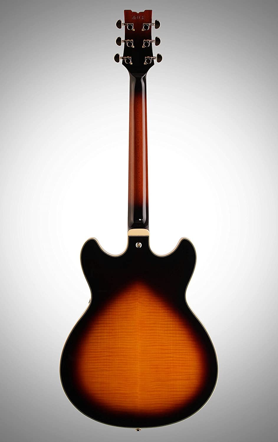 Ibanez JSM10 John Scofield Signature Semi-Hollowbody Electric Guitar Vintage Yellow Sunburst