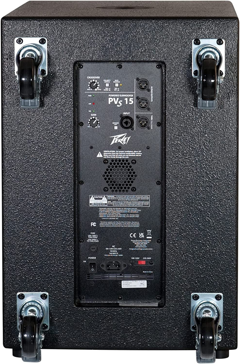 Peavey PVs 15 Vented Powered Bass Subwoofer