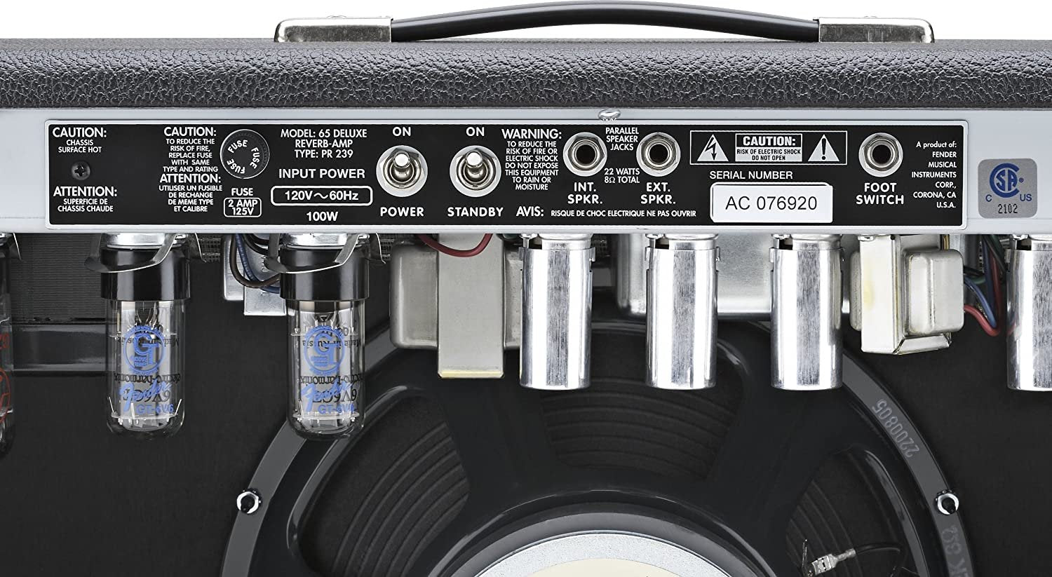 Fender 65 Deluxe Reverb Guitar Amplifier