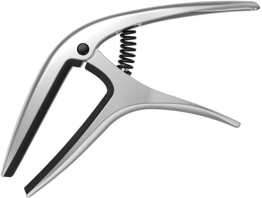 Ernie Ball Axis Dual Radius Capo, Silver Satin (P09601)