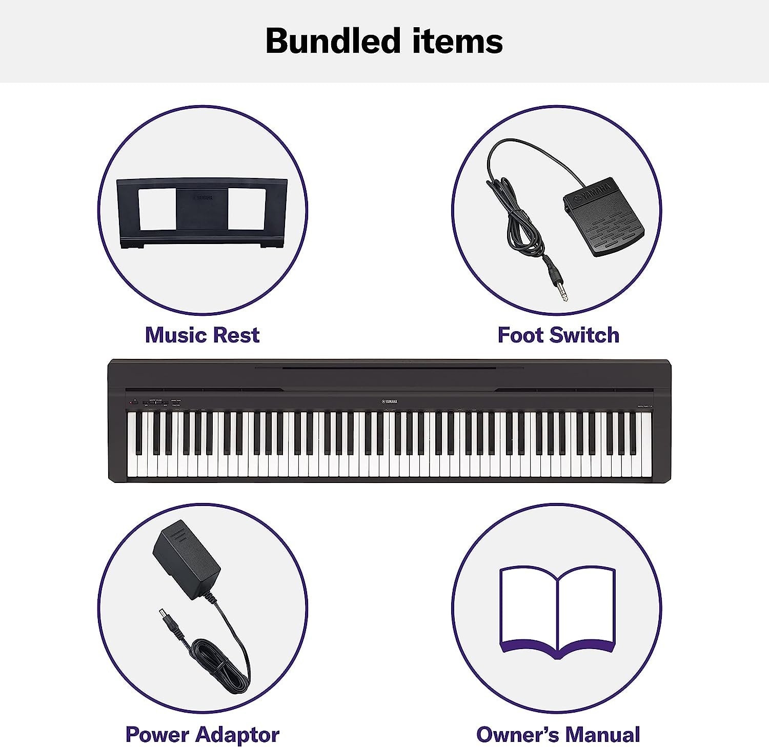 Yamaha P45 88-Key Weighted Digital Piano