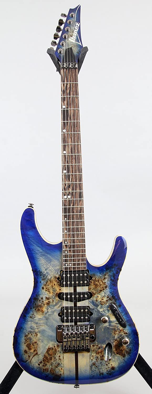 Ibanez S Premium S1070PBZ Electric Guitar Cerulean Blue Burst