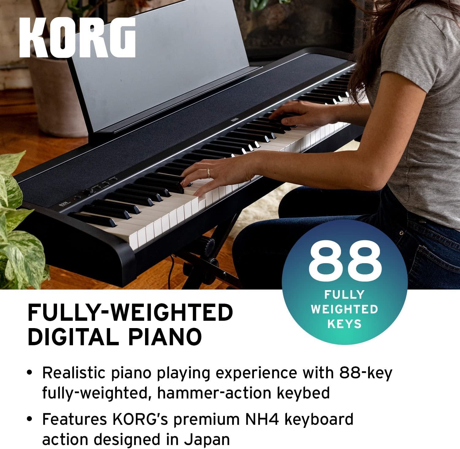 Korg B2 Digital Piano - Black
