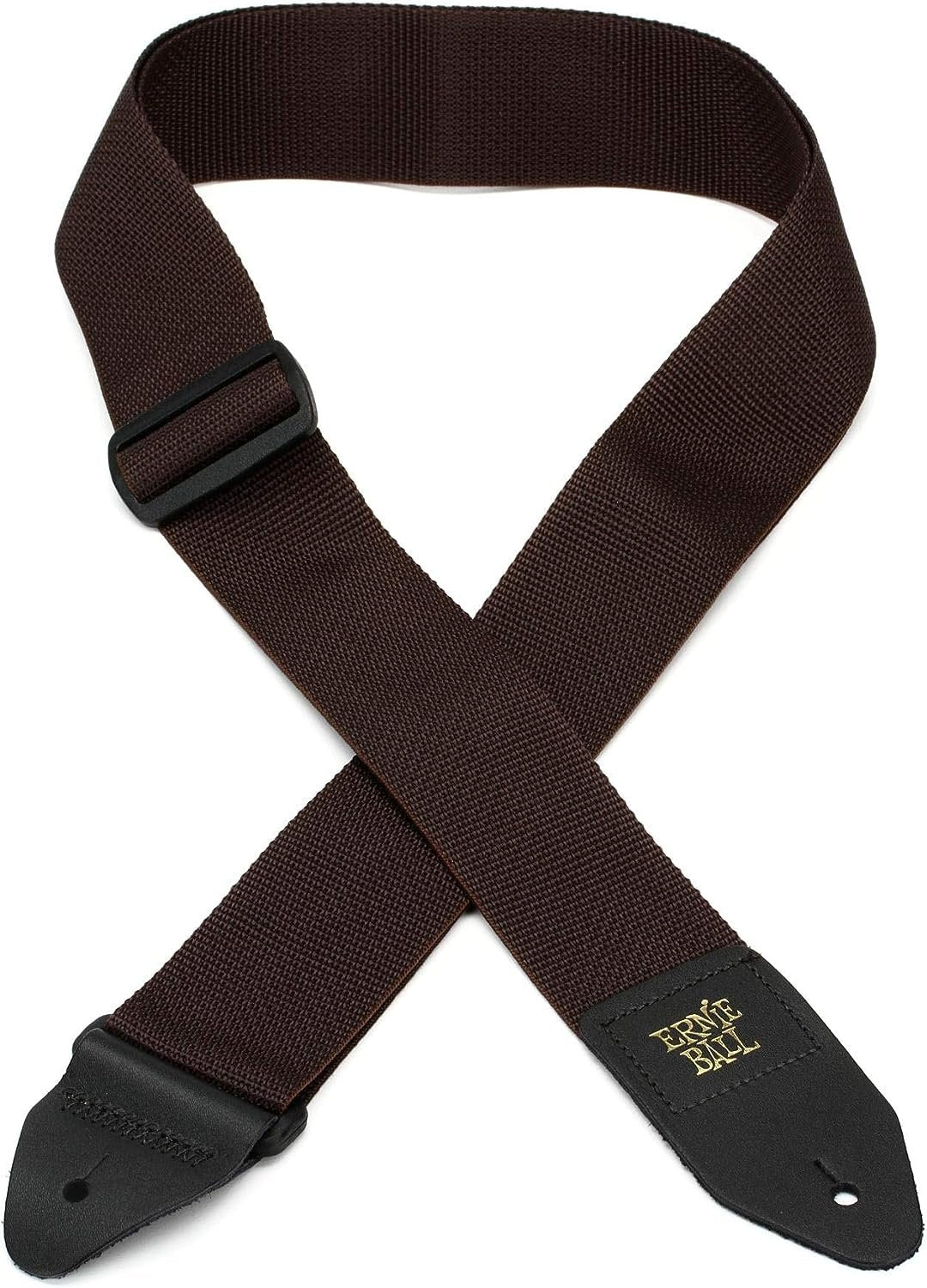 Ernie Ball Polypro Guitar Strap, Brown (P04052)
