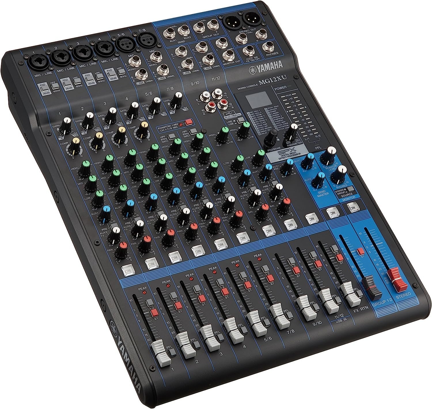 Yamaha MG12XU 12 Input 4 Bus Mixer with Effects