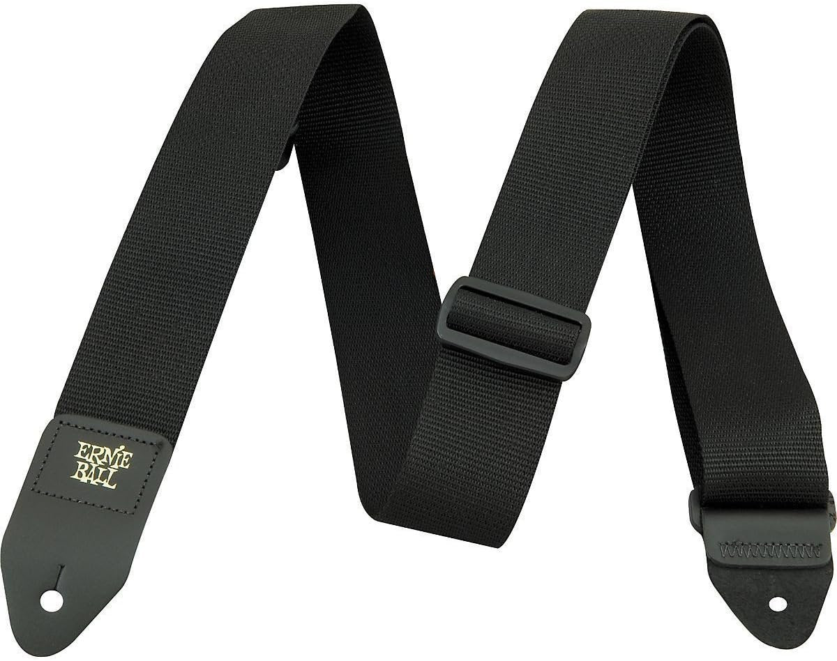 Ernie Ball Polypro Guitar Strap, Black (P04037)