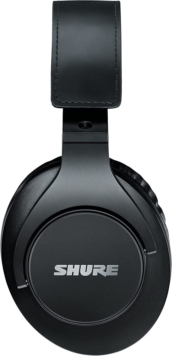 Shure SRH440A Over-Ear Wired Headphones for Monitoring & Recording, Professional Studio Grade, Enhanced Frequency Response, Work with All Audio Devices, Adjustable & Collapsible Design - 2022 Version