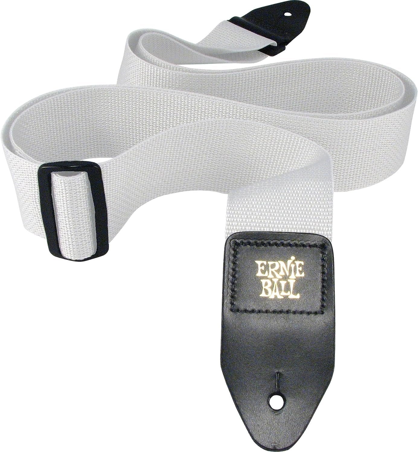 Ernie Ball Polypro Guitar Strap, White (P04036)