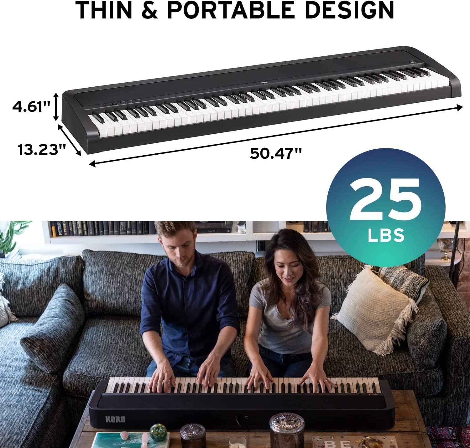 Korg B2 Digital Piano - Black