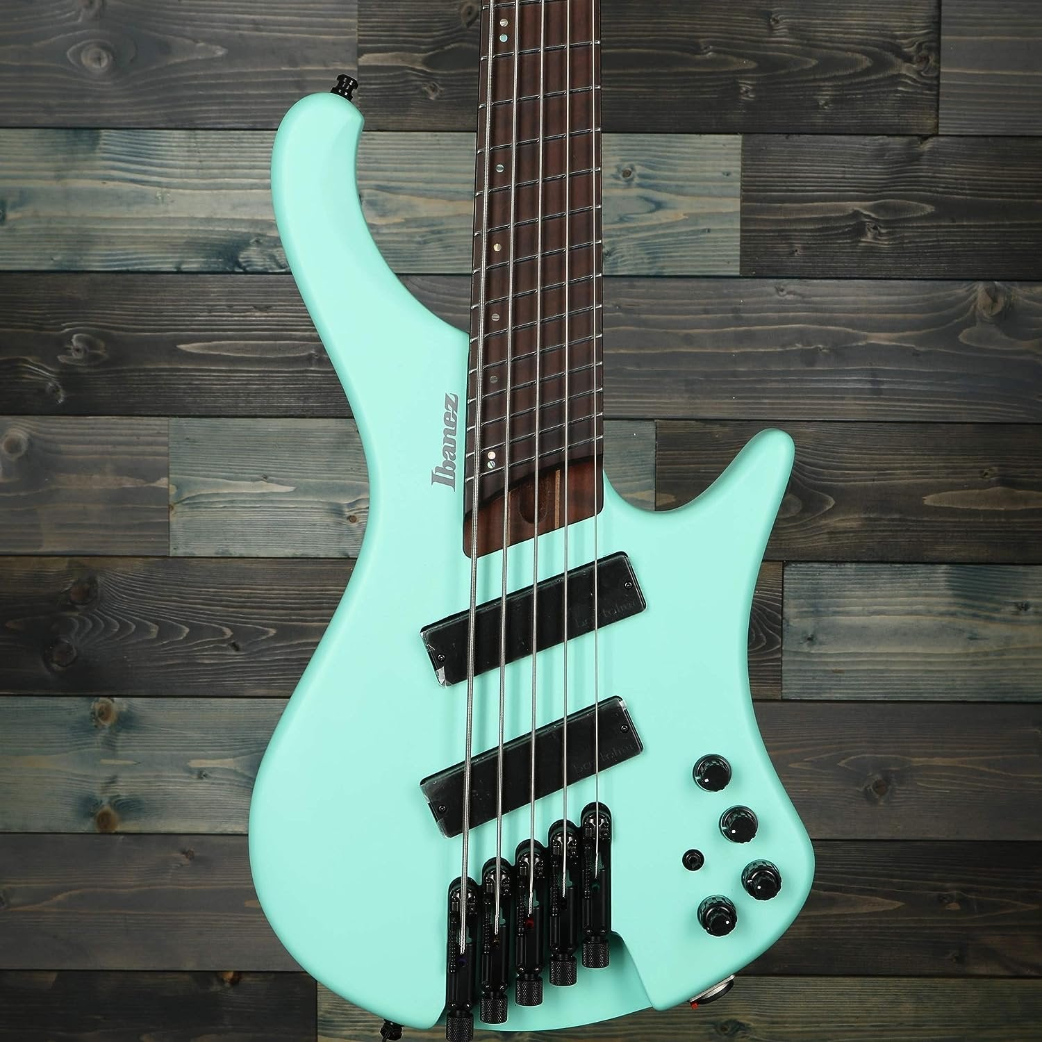 Ibanez EHB Headless Multi-Scale 5-String 24 Frets Bass Guitar Sea Foam Green Matte