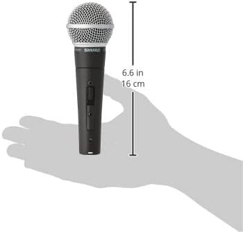 Shure SM58S Cardioid Dynamic Vocal Microphone with On/Off Switch