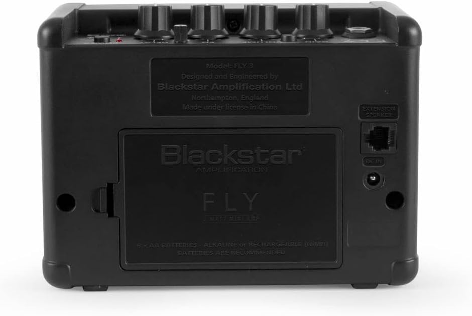 Blackstar Electric Guitar Mini Amplifier, Black (FLY3)