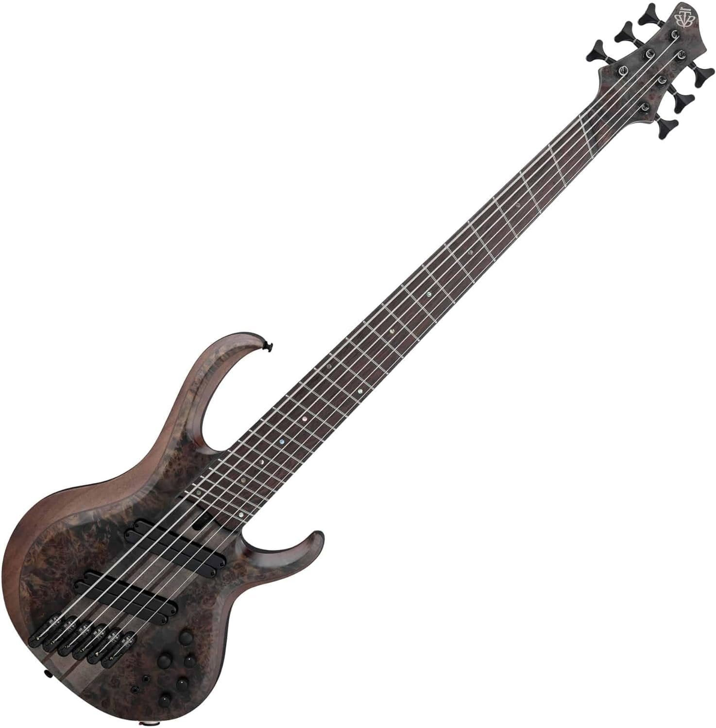 Ibanez BTB806MSTGF 6-String Electric Bass Transparent Gray Flat)