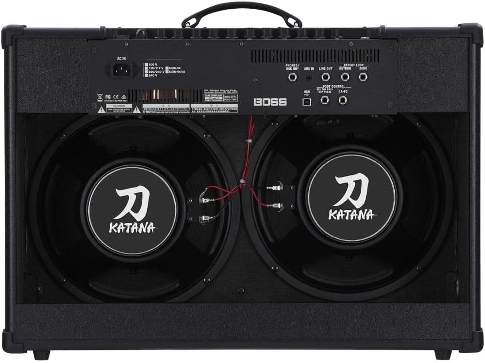 BOSS Katana MKII-212 Two 12-inch Speakers 100-Watt Combo Amp (KTN-212-2), 100x2 Watt