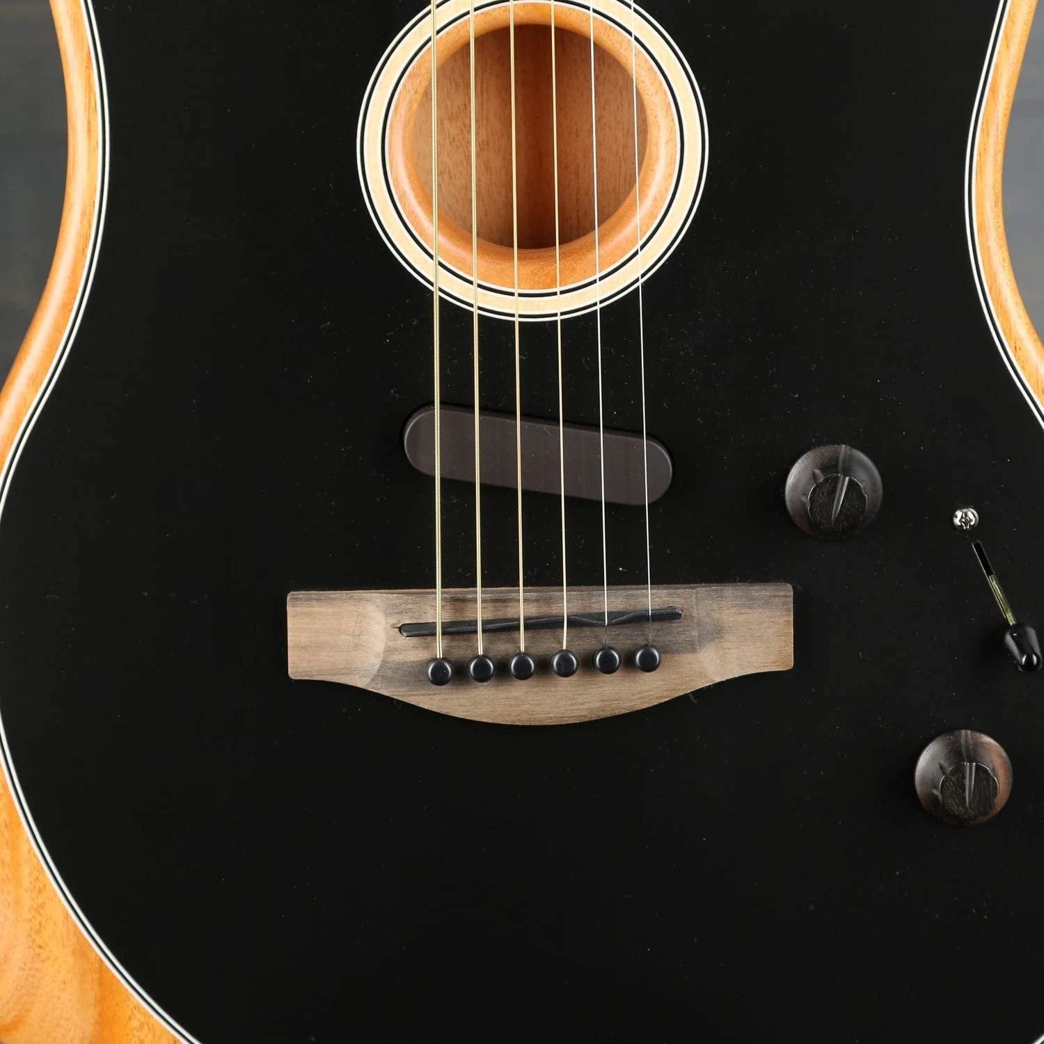 Fender Acoustasonic Stratocaster Black w/Premium Gig Bag