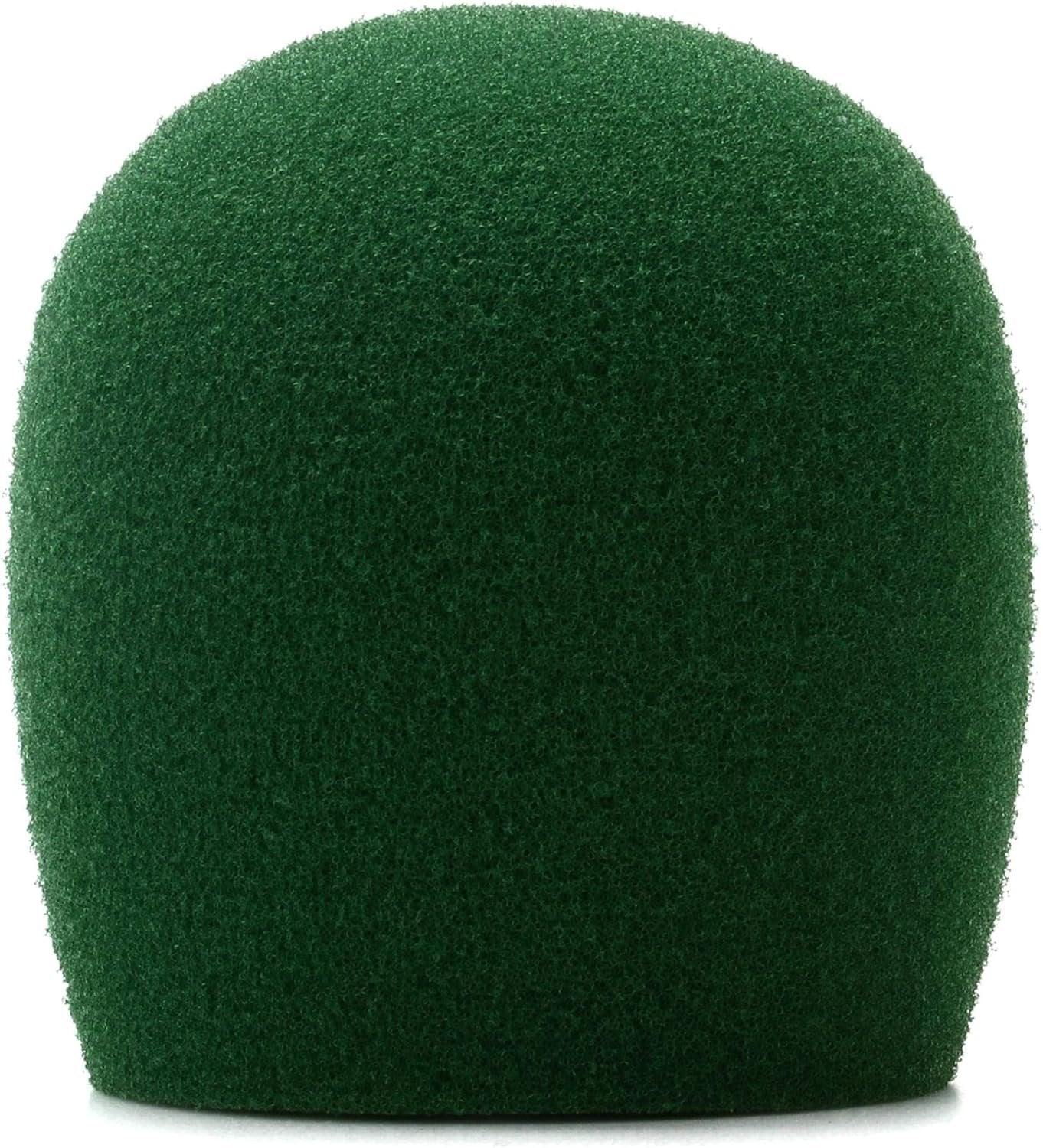 Shure A58WS-GRN Foam Windscreen for All Shure Ball Type Microphones, Green